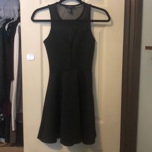 FOREVER 21 small A line Dress mesh back and front